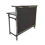 Bardisk fällbar 120 cm svart