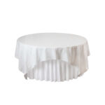 Linneduk vit 210x210 cm - Bild 2