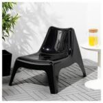 Plastfåtölj svart - Bild 3