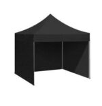 Quicktält 4x4 m svart
