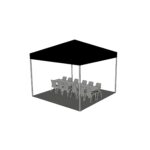 Quicktält 4x4 m svart - Bild 2