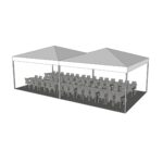 Quicktält 5x5 m vitt - Bild 5