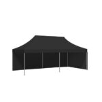 Quicktält 6x3 m svart