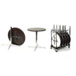 Soffbord "Exklusivt" Ø 70 cm svart - Bild 3