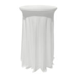 Ståbordsstrumpa "Deluxe" vit Ø 70-85 cm