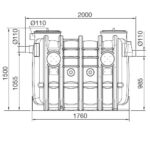 Fettavskiljare 800 liter - Bild 2