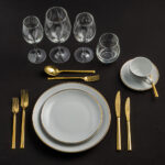 Tallrik Variace Guldkant 24 cm - Bild 4