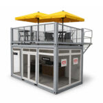 Containerterrass 20 fot utan tak