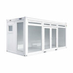 Mässcontainer 20 fot med sidofönster