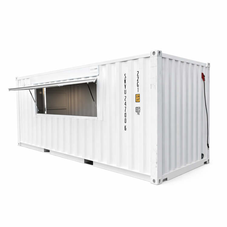 Kioskcontainer 20 fot frilagd Kioskcontainer 20 fot - Bild 1