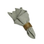 Linneservett grön 45x45 cm