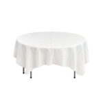 Linneduk vit 210x210 cm