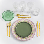 Kuvert 3-rättersmiddag Blommigt/Grönt