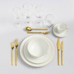 Kuvert 3-rättersmiddag Swedish Grace Gala/guldbestick